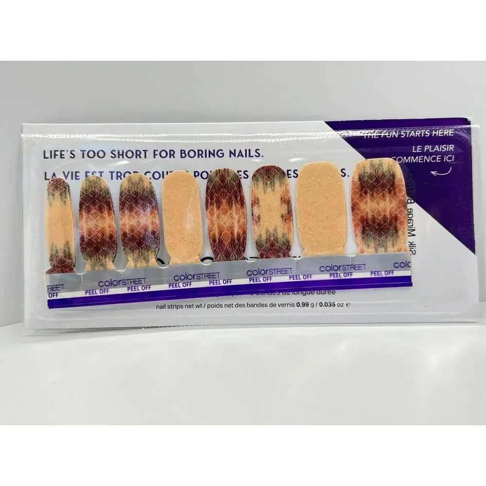 Color Street Nail Strips ~ SILK MIRAGE ~ From Color Play Box BAZAAR EXPLORER